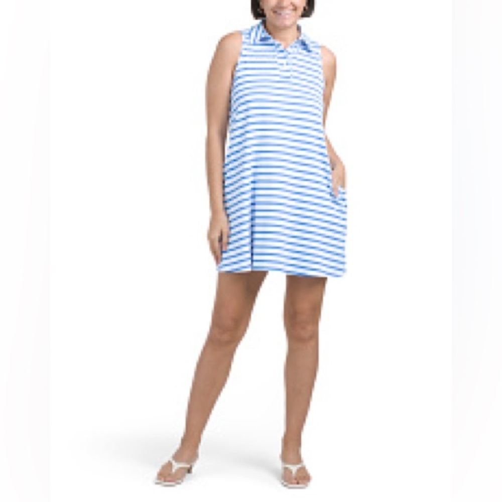 Jude Connally • Striped Sleeveless Jude Cloth Dress